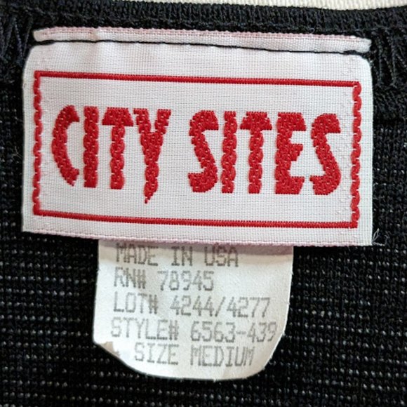 City Sites Mesh Panel Sheath Dress. Size M. - Picture 11 of 12